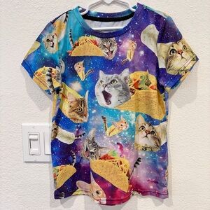 Kids Galaxy Taco Cat Graphic Tee